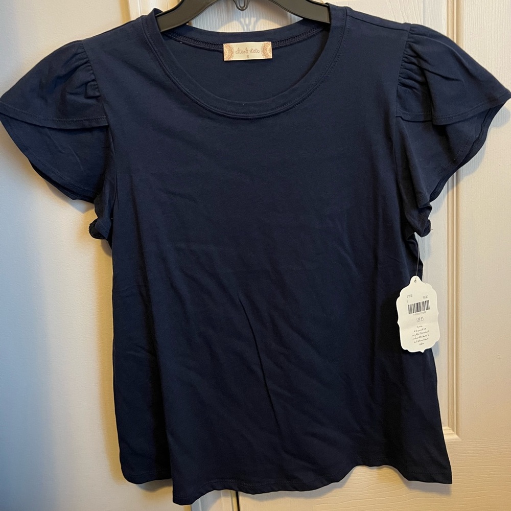 NWT Altar’d State tulip sleeve tee - Picture 1 of 6